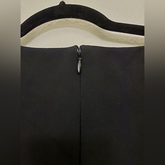 Ralph Lauren Sleeveless Sheath Dress, Crew Neckline, Black and Cream - Picture 4 of 5